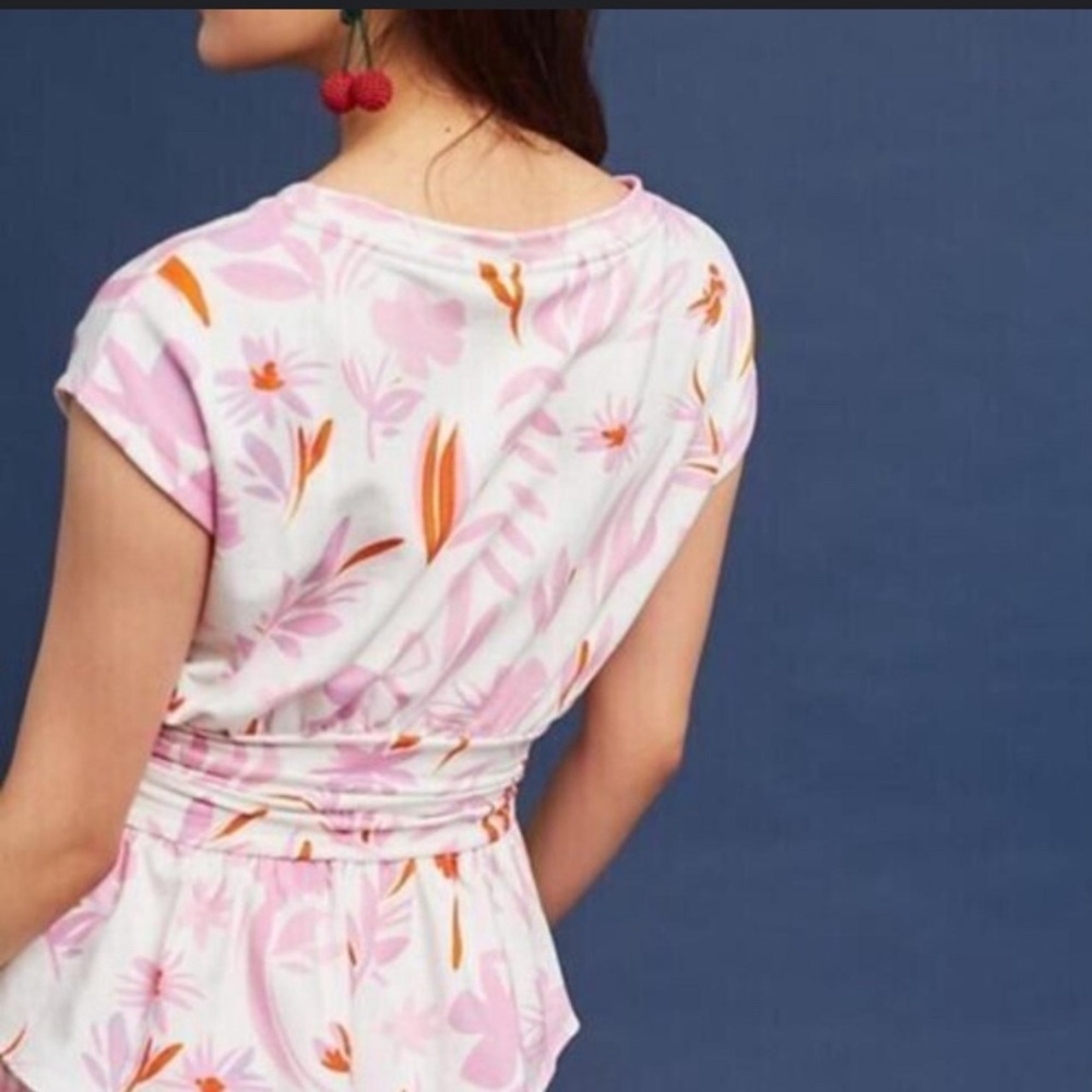 Anthropologie, Postmark peplum sweatshirt